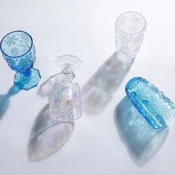 Szklanka z niebieskiego szkła 400 ml