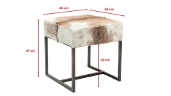 Taboret Country Life 45x45 cm