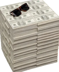 Taboret Dollar 28x38 cm biały