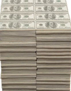 Taboret Dollar 28x38 cm biały