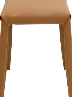 Taboret Monza brązowy