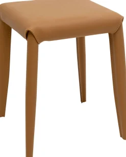 Taboret Monza brązowy