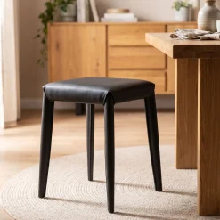 Taboret Monza czarny