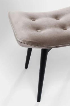 Taboret Vicky Velvet 48x37 cm szary