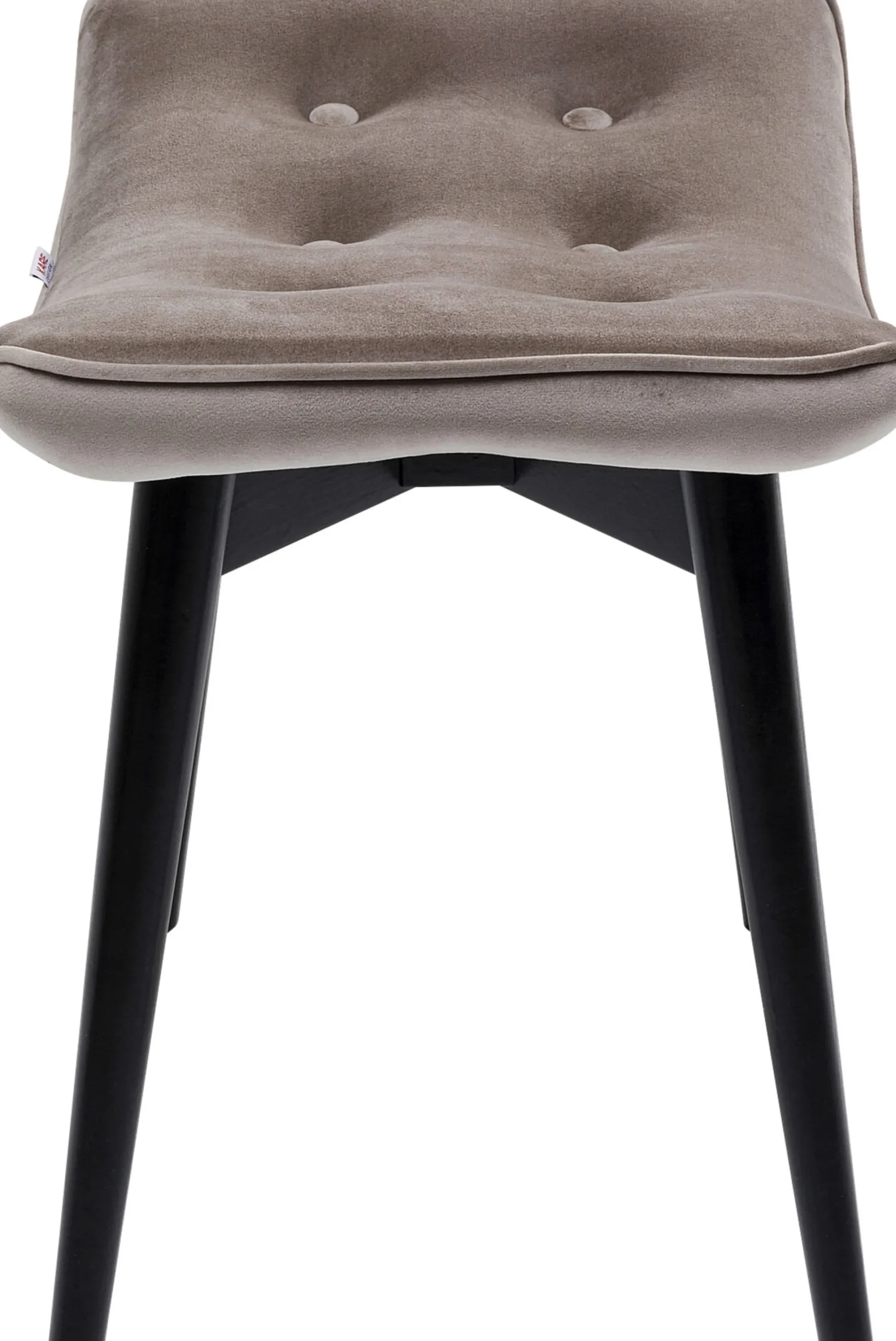 Taboret Vicky Velvet 48x37 cm szary