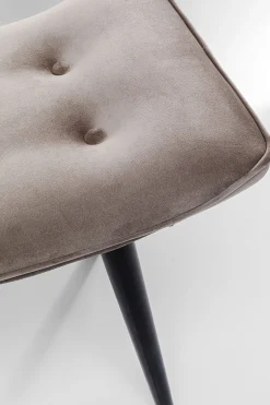 Taboret Vicky Velvet 48x37 cm szary