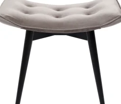 Taboret Vicky Velvet 48x37 cm szary