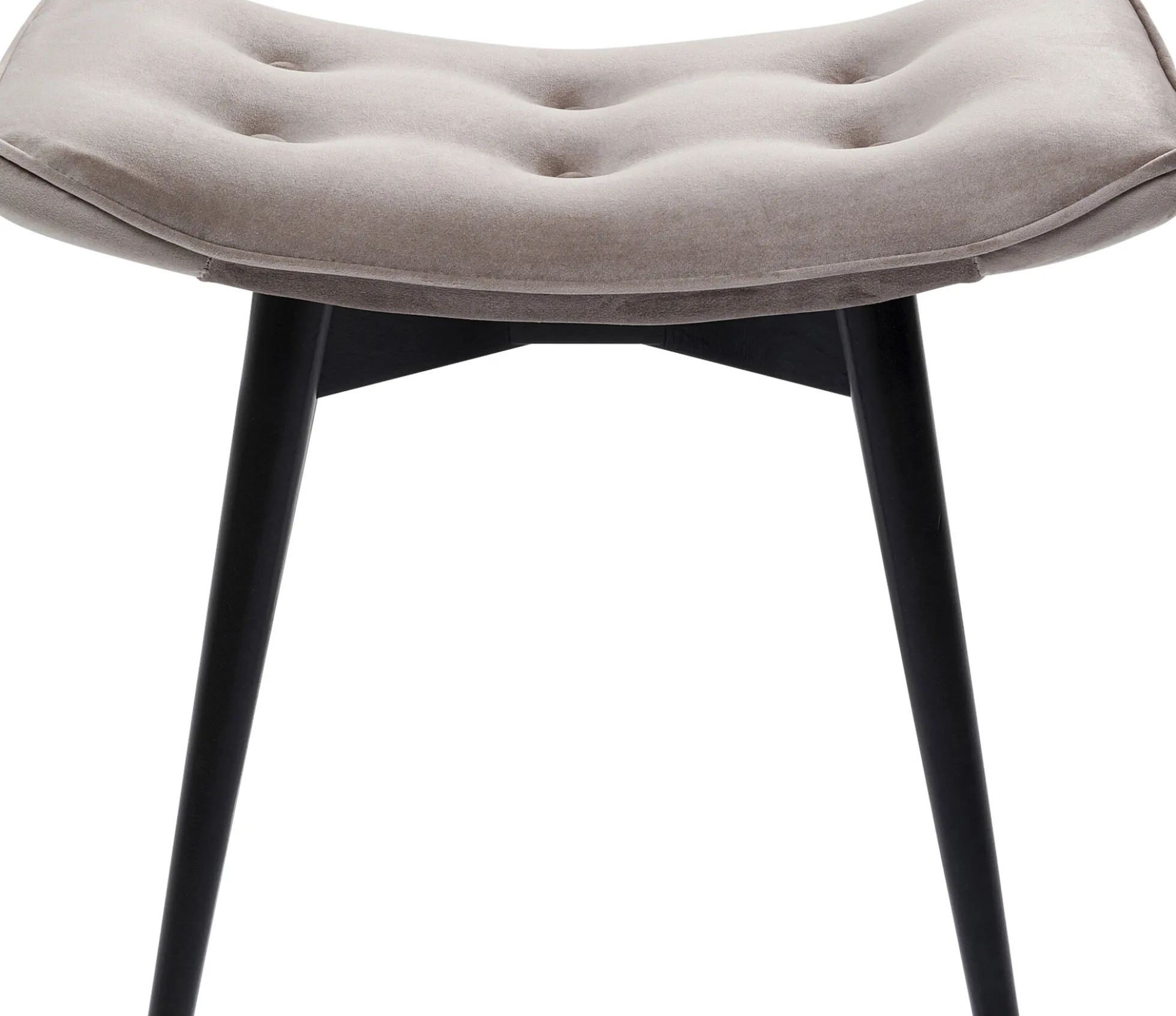 Taboret Vicky Velvet 48x37 cm szary