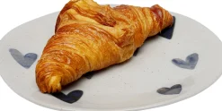 Talerz deserowy motyw niebieskich serc Ø22 cm