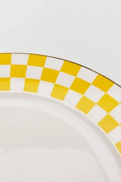 Talerz Harlequin żółty Ø27cm