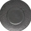 Talerz obiadowy czarny kamionkowy Ø27 cm