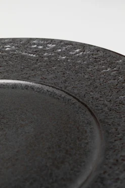 Talerz obiadowy czarny kamionkowy Ø27 cm