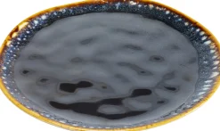 Talerz obiadowy kamionkowy ciemnoniebieski Ø26 cm
