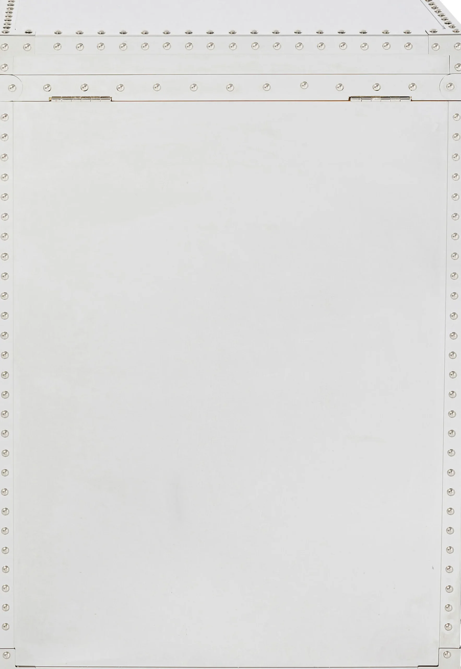 Toaletka z lustrem i szufladami glamour stal nierdzewna 65x100 cm