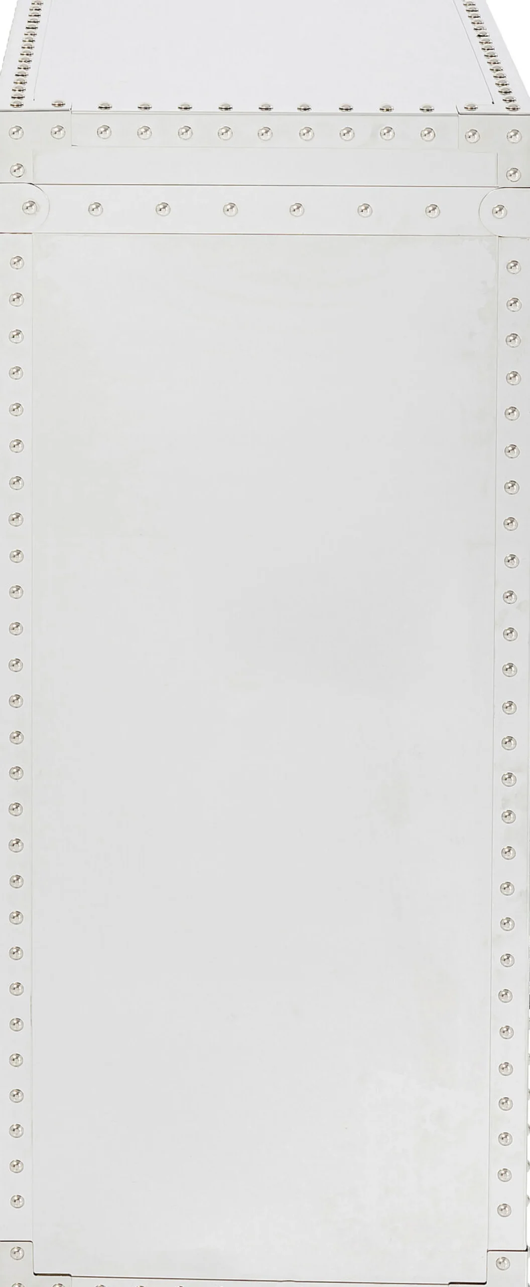 Toaletka z lustrem i szufladami glamour stal nierdzewna 65x100 cm