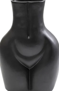 Wazon czarny z motywem ludzkiego ciała 27x40 cm