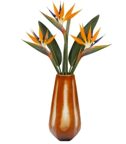 Wazon do salonu nowoczesny w kolorze czerwonym 36 cm