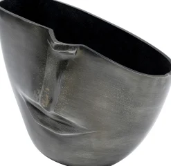 Wazon Half Face 31x22 cm aluminium antracytowy