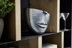 Wazon Half Face 31x22 cm aluminium antracytowy