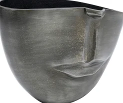 Wazon Half Face 31x22 cm aluminium antracytowy
