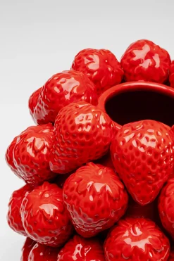 Wazon Strawberries czerwony 30cm