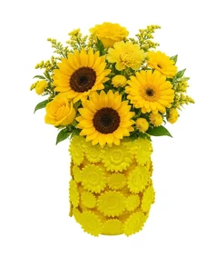 Wazon Sunflowers żółty 30cm