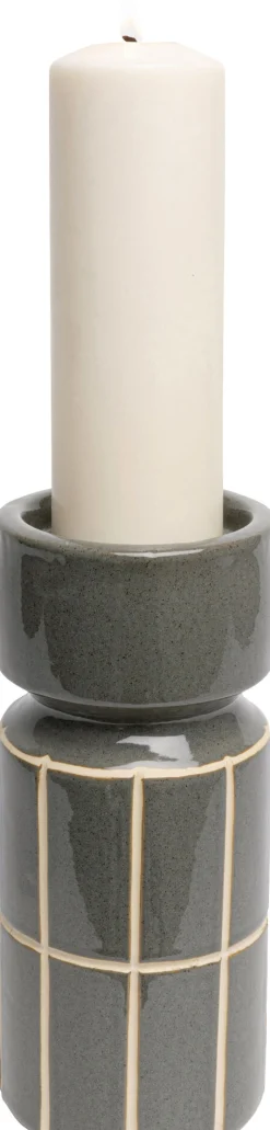 Świecznik Bliss Tile Niebieski 25cm