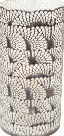 Świecznik Coralino Ø15x30 cm szary