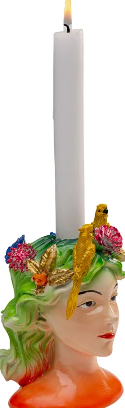 Świecznik Parrot Lady 15cm