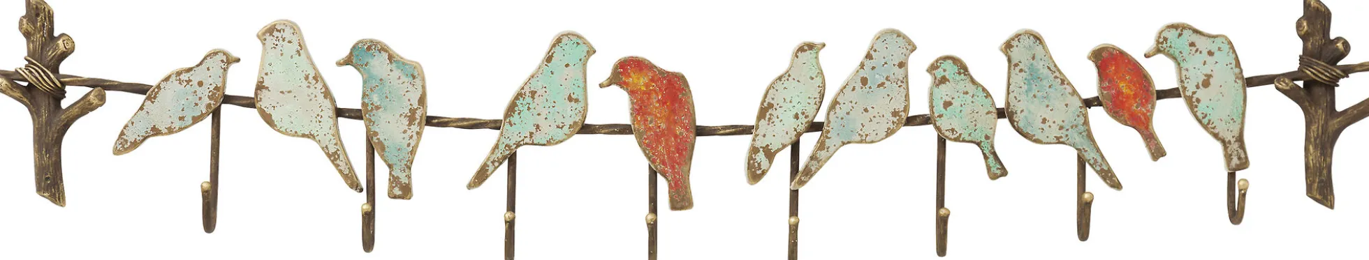 Wieszak Bird Party 102x19 cm kolorowy