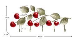 Wieszak ścienny Cherries 68cm