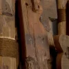 Wieszak ścienny drewno z recyklingu 65x180 cm