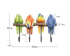 Wieszak ścienny Parrots Love 31cm