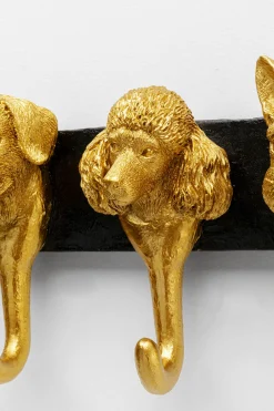 Wieszak Dog Family złoty 69cm