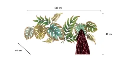 Wieszak Jungle Party 107x43 cm kolorowy