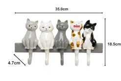 Wieszak Singing Cats 35cm