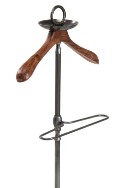 Wieszak stojący Cosmopolitan 54x122 cm drewniano-czarny