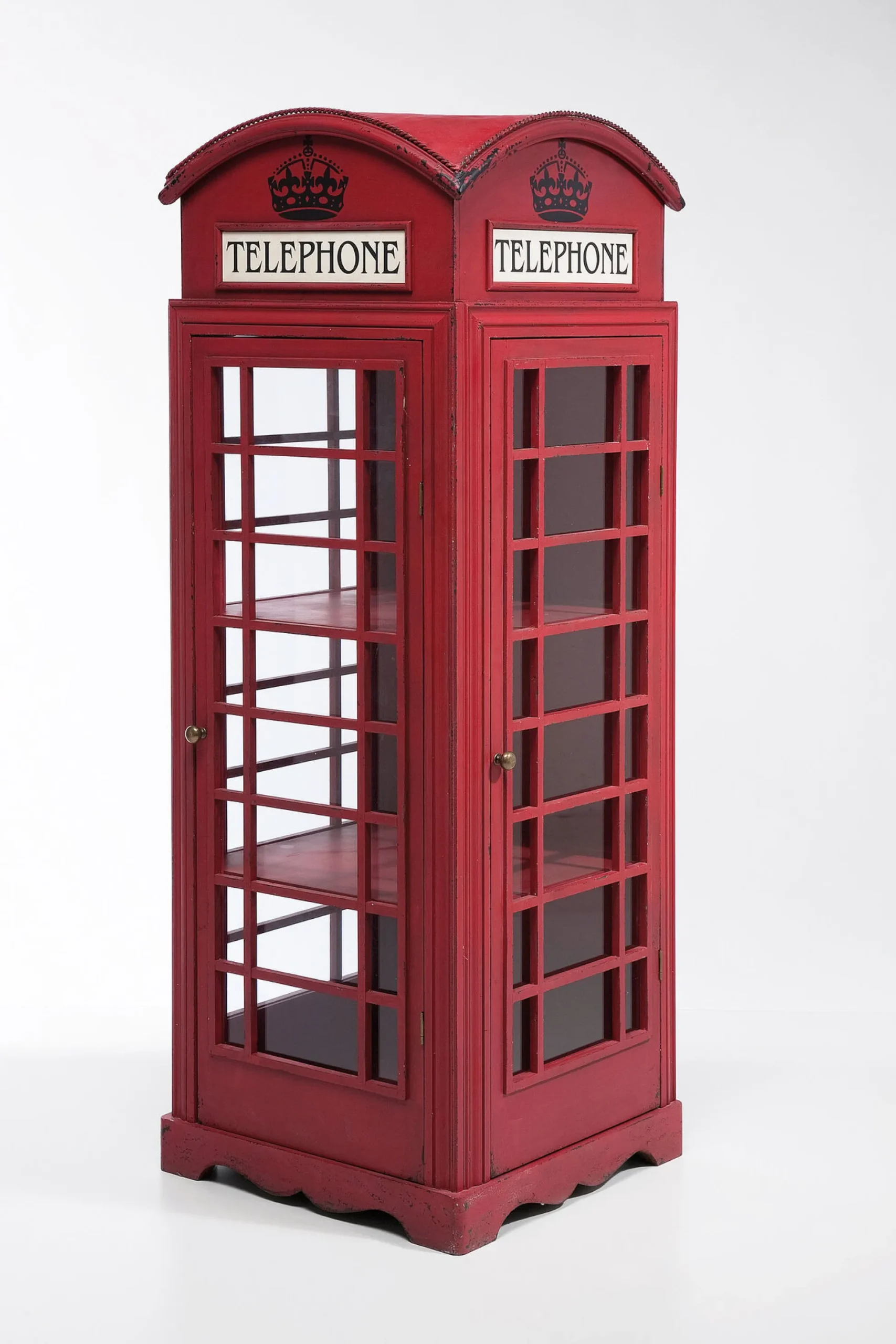 Witryna London Telephone 140x53 cm czerwona