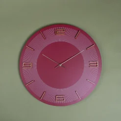 Zegar Ścienny Leonardo Czerwono/Złoty Ø49cm