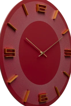 Zegar Ścienny Leonardo Czerwono/Złoty Ø49cm