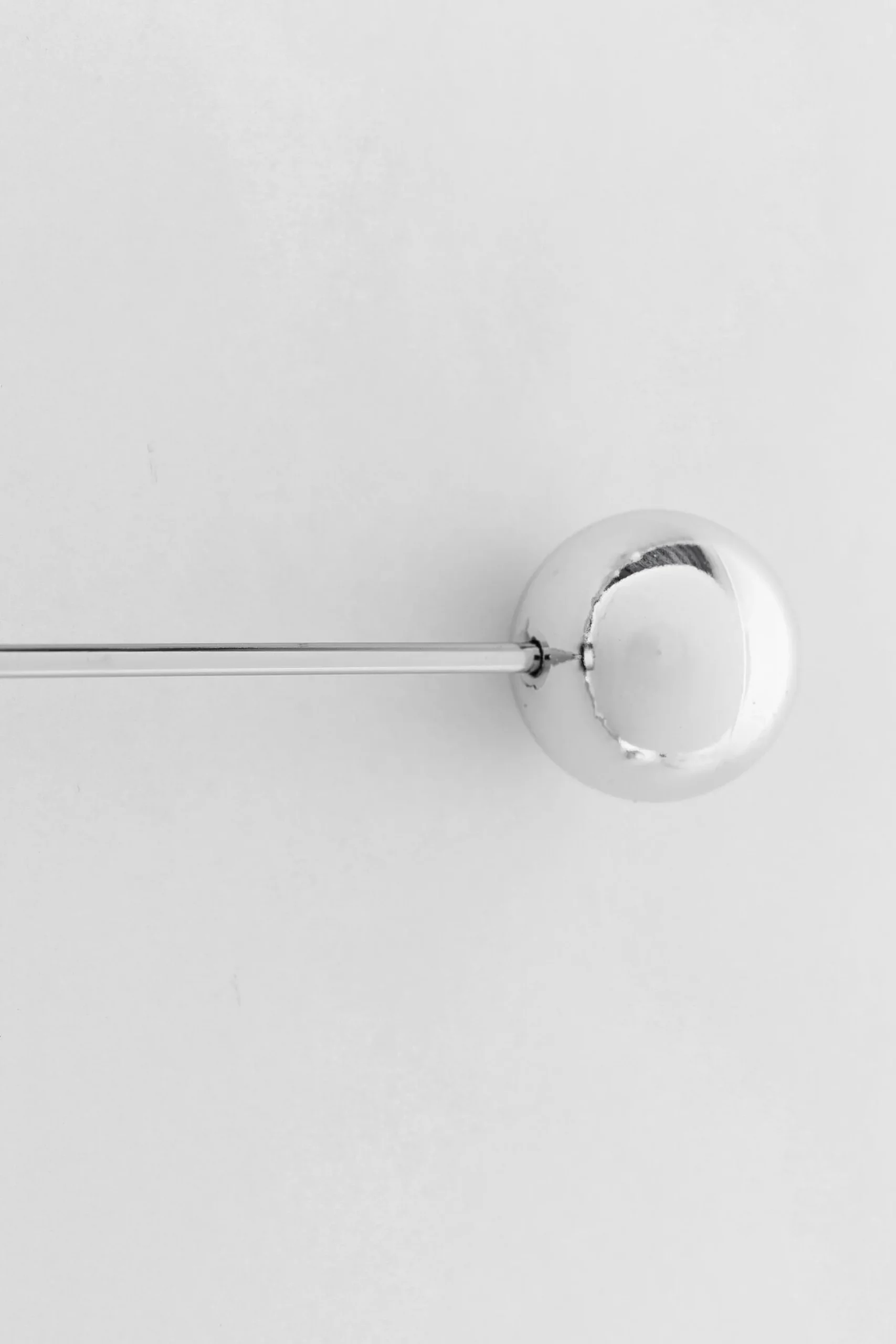 Zegar wiszący Like Umbrella Balls Ø60 cm srebrny