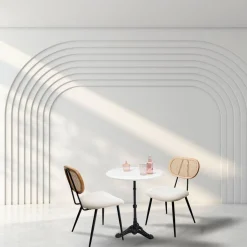Zestaw Bistro Rosalie kremowy (3-szt)