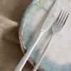Zestaw sztućców Gloria (16 sztuk) srebrny mat